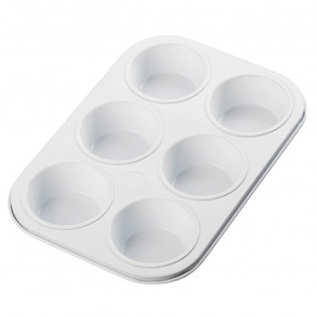 Форма для выпечки с а/п покрытием "Круг. Ренард" 6 ячеек 27х18х3 см