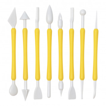 Набор приспособлений для моделирования кондитерских украшений 8 шт МИКС