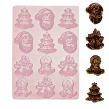 Молд «Рождество», 15×8 см