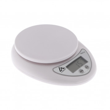 Весы LuazON LVK-501, электронные, кухонные, до 5 кг, белые