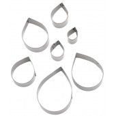 Набор форм для вырезания из жести "Капля", 7х5х2 см, 3 шт