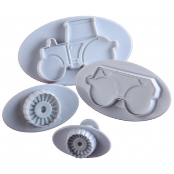 Набор плунжеров кондитерских 4 шт "Трактор"