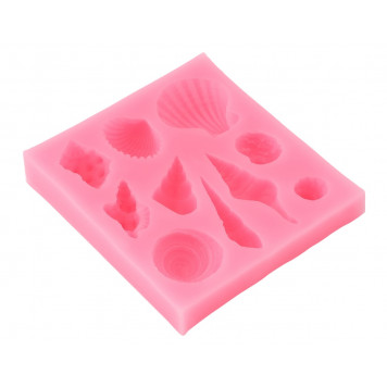 Молд 7х7,7х1,5 см "Ракушки" 1057096