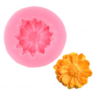 Молд 5х4х1,4 см "Цветок", МИКС