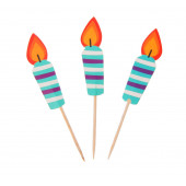 Пика для канапе "Свеча" (набор 12 шт)