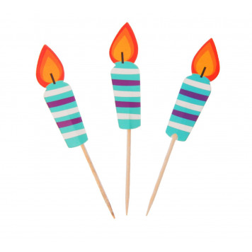 Пика для канапе "Свеча" (набор 12 шт)