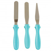 Набор лопаток кондитерских "Ночь" 3 шт 23х8,5х2,5 см цвет МИКС