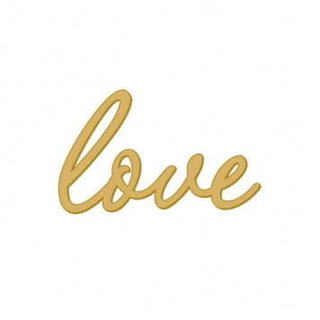 Набор топперов Love золотой лв21