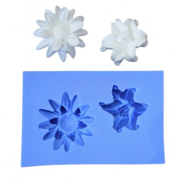 Молд "Два цветка"