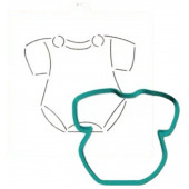 Трафарет+формочка "Детское боди №2" (форма+трафарет )