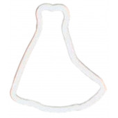 Форма "Платье свадебное" (10 cm (3,9 in) )