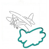 Трафарет+формочка "Самолет. Кукурузник" (форма+трафарет )