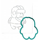 Трафарет+форма «Летчик, танкист, военный» (Трафарет+форма )