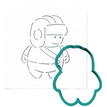 Трафарет+форма «Летчик, танкист, военный» (Трафарет+форма )