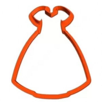 Форма "Платье 2" (12 cm (4,7 in) )