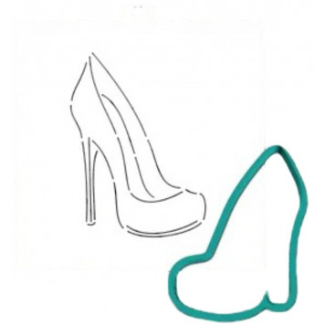 Трафарет+форма «Туфли 4» (Трафарет+форма )