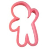Форма "Пряничный человечек руки вверх и вниз" (10 cm (3,9 in) )