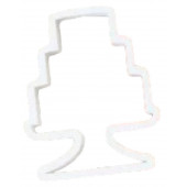 Форма "Тортик свадебный многоярусный на подставке" (10 cm (3,9 in) )