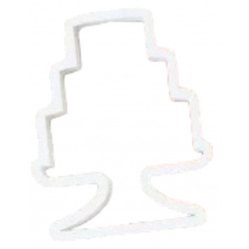 Форма "Тортик свадебный многоярусный на подставке" (10 cm (3,9 in) )