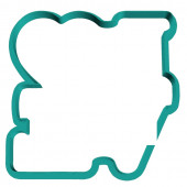 Трафарет+формочка  "Love с сердечком" (- )