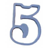 Форма "Цифра 5" 10 см (- )
