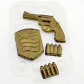 Форма для шоколада "Набор военного"