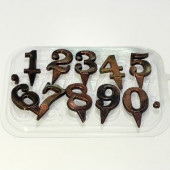 Форма для шоколада "Цифры на ножке"