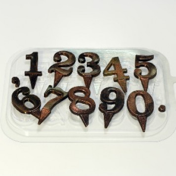 Форма для шоколада "Цифры на ножке"