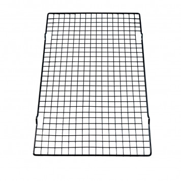 Решётка для глазирования и остывания кондитерских изделий KONFINETTA, 40×25×1.5 см, чёрная