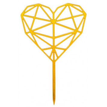 Топпер "Сердце" геометрия