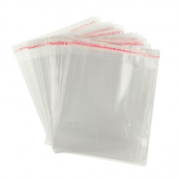 Пакетики 25*35см на липкой ленте, 100шт