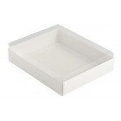 Коробочка для печенья с прозрачной крышкой 16 х 13 х 3 см