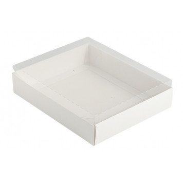 Коробочка для печенья с прозрачной крышкой 16 х 13 х 3 см