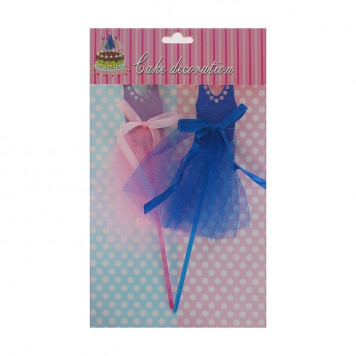 Топпер "Платьице" (набор 2 шт) цвета МИКС