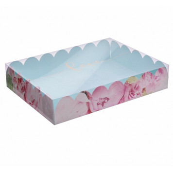 Коробка подарочная с PVC крышкой «Прекрасные мечты», 30 × 40 × 8 см