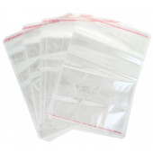 Пакетики 8*12см на липкой ленте