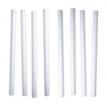 Палочки-дюбели для кондитерских изделий KONFINETTA, набор 8 шт., d=0.9 см, 30 см, пластик, белые