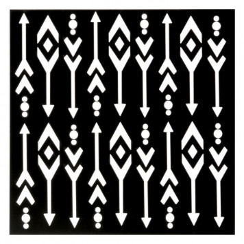 Трафарет для творчества "Стрелочки", 15х15 см