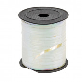 Лента полипропилен бобина перламутровая 5мм 250ярд Белый