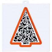 Трафарет+форма «Елочка расписная» (Трафарет+форма )