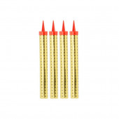 Свечи для торта Фонтан 4шт 10см 30сек Золотой