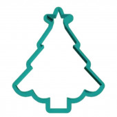 Форма «Елочка со звездой 2» (9 cm (3,5 in) )