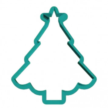 Форма «Елочка со звездой 2» (9 cm (3,5 in) )