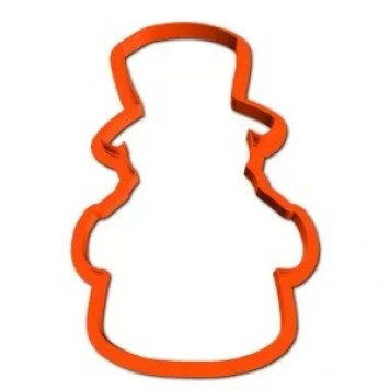 Форма "Санта и снеговик"  2 шт по 9 см