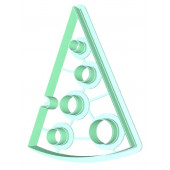 Форма с внутренними элементами «Кусочек сыра» (- )