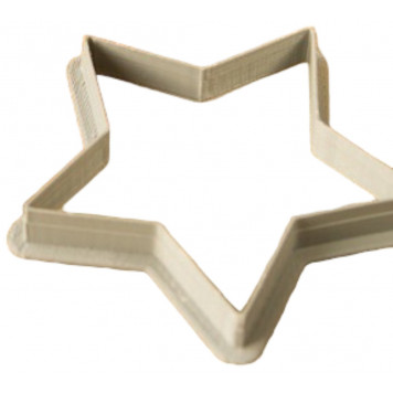 Форма "Звезда широкие лучи" (7 cm (2,8 in) )