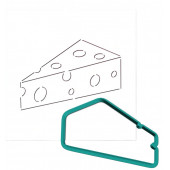 Трафарет+форма «Кусочек сыра №2» (Трафарет+форма )