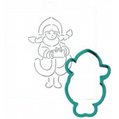 Трафарет+форма «Снегурочка 1» (Трафарет+форма )