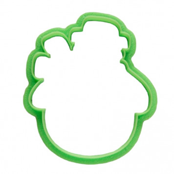 Форма "Снеговик с шарфом" (9 cm (3,5 in) )