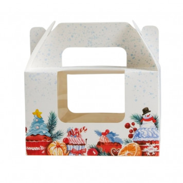 Коробочка для кексов «Сладкого праздника», 16 × 10 × 8 см